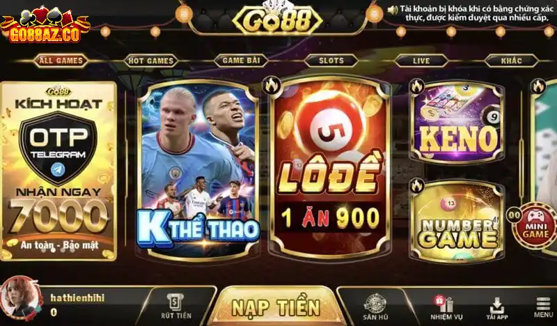 Cược theo biến động tỷ lệ thắng dễ dàng tại Go88