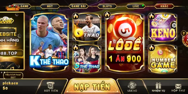 Cập nhật giao diện chính thức của cổng game đổi thưởng